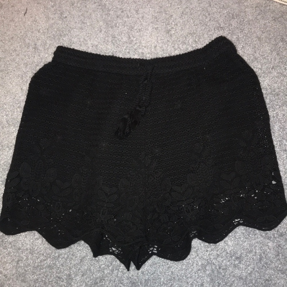 Abercrombie and Fitch woven black dressy shorts